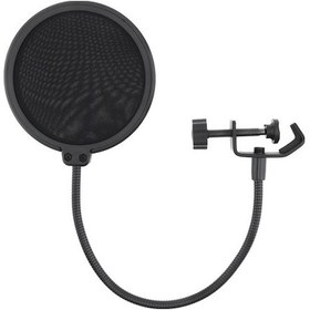 Resim Fastbuy Mikrofon Gürültü Engelleyici: Hava Patlamaları, Tükürük Koruma - Siyah 