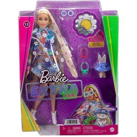Resim Barbie Extra Mavi Etekli Bebek Hdj45 