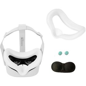 Resim Pazly Oculus Quest 2 Toz Geçirmez Kılıf Lens Kapağı Kapağı Kol - Beyaz Beyaz 