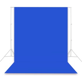 Resim Pikolo Film Fon Perdesi Kumaş Mavi 3x4 