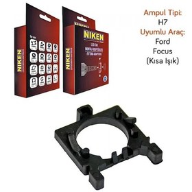 Resim ford focus 3.5 led far aparatı h7 kısa far sabitleme aparatı 
