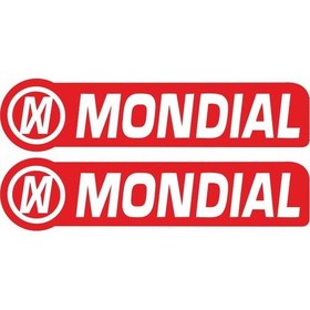 Resim Mondial Kırmızı Cg Depo Yan Damla Sticker 