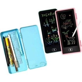 Resim Periboia Lcd Dokunmatik Ekranlı Kalemlik Çok Renkli 