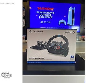 Resim Logitech G923 Direksiyon seti + Shifter 