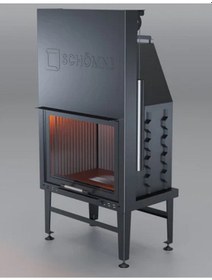 Resim Schömne Elegance Düz Asansörlü Çelik Şömine Haznesi 70 Lik 