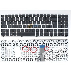 Resim Grundig Uyumlu Gnb 1565 A1 I3 Notebook Klavyesi - Tuş Takımı / Siyah - T - 549351295 
