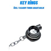 Resim Key Rings Özel Tasarımlı Turbo Anahtarlık Krom 