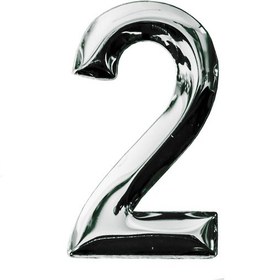 Resim Posta Kutusu Yapışkanlı Rakam Metal Kapı Numarası No:2 
