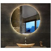 Resim Ledli Ayna Banyo Aynası 
