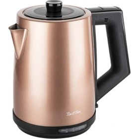 Resim Özbience Paslanmaz Çelik Rose Gold Su Isıtıcı 2l, Şık ve Dayanıklı Tasarım 