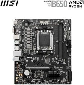 Resim MSI PRO B650M-B DDR5 AMD B650 AM5 Soket DDR5 6800+(OC) MHz mATX Anakart 