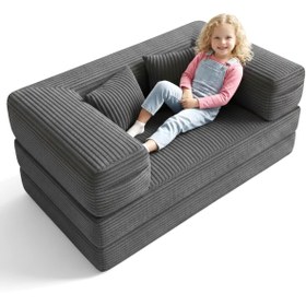 Resim foamly 140x70 cm Modüler Çocuk Koltuğu - Fonksiyonel Oyun Minderi ve Kanepe Tamamen Sünger 