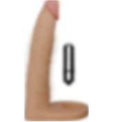 Resim Odins Shop LV1133 17.8 CM Realistik Titreşimli Penis Halkası 