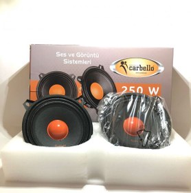 Resim CARBELLO 250W OTO HOPARLÖR MİDRANGE TAKIMI 13cm 