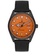 Resim Daniel Klein Dk.1.13836-6 Deri Kordonlu Suya Dayanıklı Takvim Göstergeli Fosforlu Kadran Siyah Erkek 