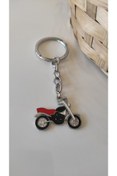 Resim Esey Dizayn Motosiklet Metal Anahtarlık 