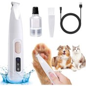 Resim Pet Micro Precision Trimmer, 2024 Yeni Geliştirilmiş Led Işıklı Köpek Pençesi Düzeltici, Sessiz Evcil Hayvan Tüyü Düzeltici, Su Geçirmez Evcil Hayvan Tıraş Makinesi 