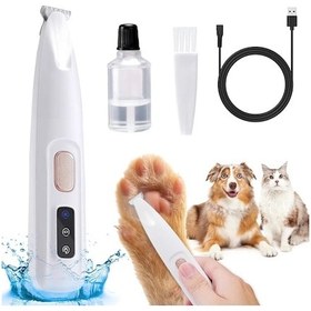 Resim Pet Micro Precision Trimmer, 2024 Yeni Geliştirilmiş Led Işıklı Köpek Pençesi Düzeltici, Sessiz Evcil Hayvan Tüyü Düzeltici, Su Geçirmez Evcil Hayvan Tıraş Makinesi 
