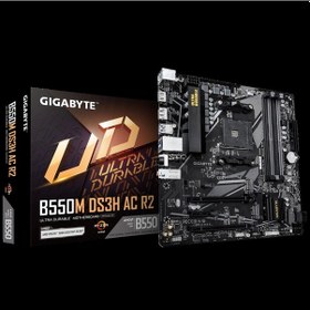 Resim Gigabyte B550m Ds3h Ac R2 Ddr4 4733mhz O.c. Am4 Hdmı Dp Matx Anakart 