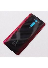 Resim Xiaomi Mi 9t Batarya Pil Kapağı Cam Kırmızı 