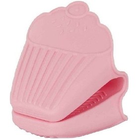 Resim %100 Silikon Fırın Eldiveni Yanmaz - Yapışmaz - Isı Geçirmez 