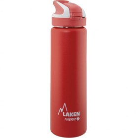 Resim Laken Çelik 18/8 Summit Termos Şişe 0,75l - Kırmızı Unisex Kırmızı Matara 