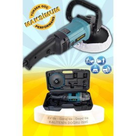 Resim Sturdy Japon Tecnologhy L-4 Profesyonel Polisaj Makinası 4200 W 180 mm 6 Kademeli Pasta Cila Uygulama Uzman 