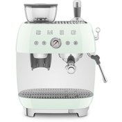 Resim Smeg EGF03PGEU Öğütücülü Pastel Yeşil Espresso Kahve Makinesi 