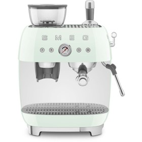 Resim Smeg EGF03PGEU Öğütücülü Pastel Yeşil Espresso Kahve Makinesi 