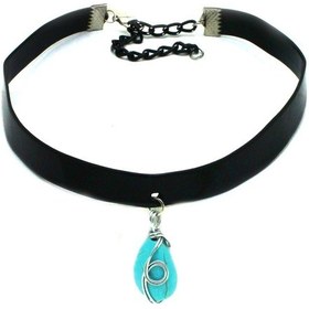 Resim Turkuaz Taşlı Choker Style 