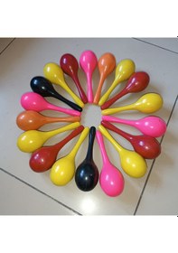 Resim Plastik Marakas Çift Turuncu 