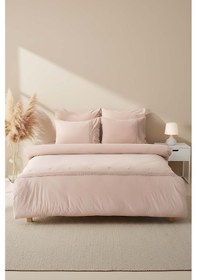 Resim Rivaistanbul Grace Vizon Güpürlü Çift Kişilik %100 Pamuklu Nevresim Seti - 6 Parça Çeyiz Seti Vizon 