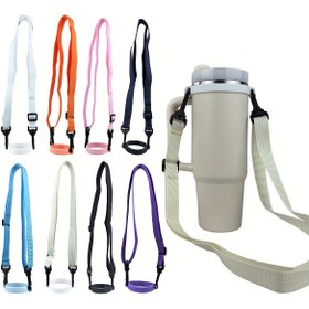 Resim Ayarlanabilir Su Şişesi Omuz Askısı, Tumblers için Polyester Çapraz Çanta Askısı, Kadınlar için Sevgililer Günü Paskalya Kadınlar Günü Hediyesi, Seyahat ve Açık Hava Aktiviteleri için Su Aksesuarı 