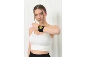 Resim Sauna Suit Bilek Egzersizleri Için Neopren Kumaş Ayarlanabilir Cırtlı Bilek Bandı 