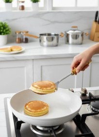 Resim Bambum Mundo 7 Parça Bambu Saplı Çelik Mutfak Gereç Seti Çeyiz Seti Kaşık Kevgir Kepçe 