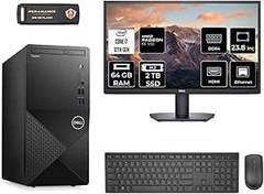 Resim Dell VOSTRO 3910 AEM3910S299 i7 12700 64GB RAM 2TB SSD RX550 4GB 23.8" W11P MASAÜSTÜ BİLGİSAYAR 