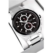 Resim Ferrucci Erkek Kol Saati Function Gümüş-siyah Renk 3 Atm Su Geçirmezlik Bileklik Ile Sdfer0 Gümüş - Siyah 