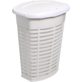 Resim Primanova Palm Kirli Çamaşır Sepeti Beyaz 