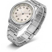 Resim Nicevia Beyaz Yuvarlak Kadran Unisex Saat Çelik Zincir 