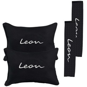 Resim Seat Yeni Leon Nakışlı Otomind Boyun Yastığı Seti 