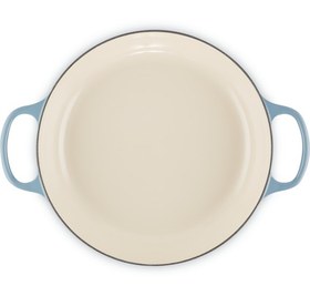 Resim 30cm Döküm Demir Sığ Güveç Kabı, Dayanıklı ve Şık Tasarım 