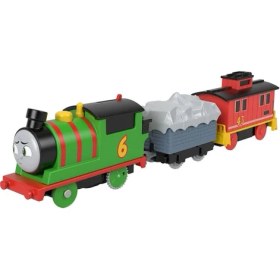 Resim Fisher-Price Thomas ve Arkadaşları Büyük Tekli Tren Percy - Brake Car Bruno HHN44 - HFX97 