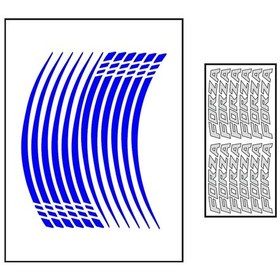 Resim Honda Forza Reflektör Mavi Jant Şeridi N11.24641 