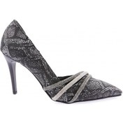 Resim Dgn Ysf-07-23y Kadin Silver Taş Bantli Abiye Ayakkabi YSF-07-1563-R11294 