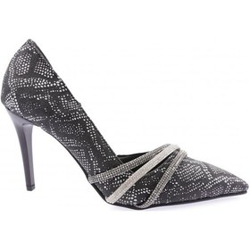 Resim Dgn Ysf-07-23y Kadin Silver Taş Bantli Abiye Ayakkabi YSF-07-1563-R11294 