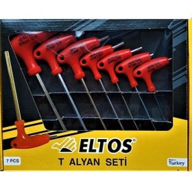 Resim Eltos Alyan Takımı 7 Parça T Tipi Allen Seti T Saplı. 