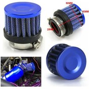 Resim Kırmızı-evrensel 25mm Araba Motoru Soğuk Hava Girişi Filtre Kiti Havalandırma Karter Havalandırma Parçası 