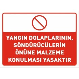 Resim Yangın Dolaplarının, Söndürücülerin Önüne Malzeme Konulması Yasak 