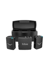 Resim Fifine M9 Kablosuz Yaka Mikrofon Seti 