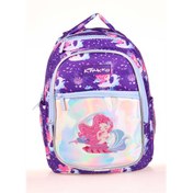 Resim Kaukko Kids Sırt Çantası Aynalı Nakışlı Mermaid L5138 Mor 
